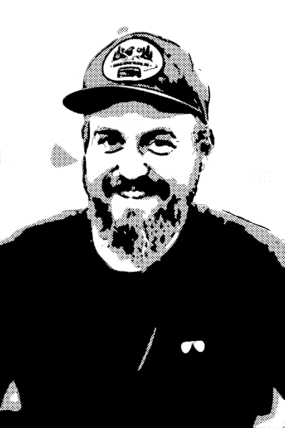 Martin Weck, Tischlermeister und Gründer von WECKTECH, als Comic-Zeichnung